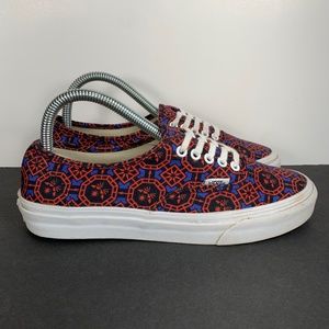 Vans Authentic Slim Geometric Dazzling Skate Sneakers Womens 7